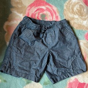 Cat and Jack 4t drawstring faux denim shorts